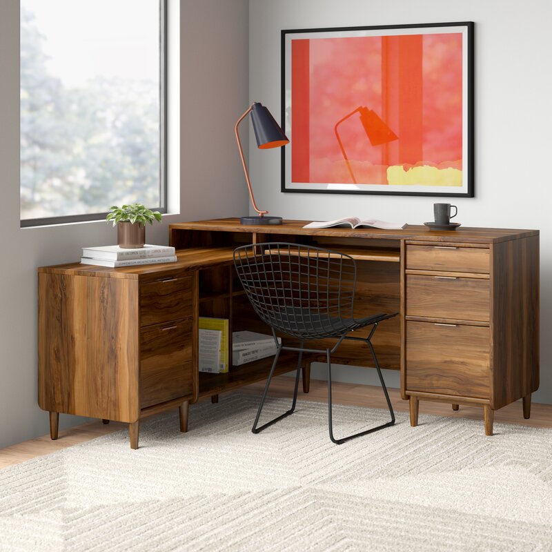 Cutrer L Shape Executive Desk Reviews Allmodern