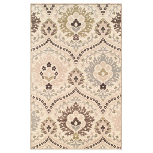 Jenn Ivory/Green Area Rug