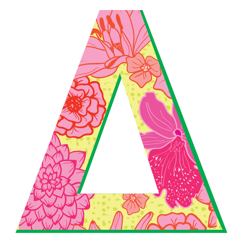 Wheatpaste Delta College Greek Letter Wall Decal Wayfair
