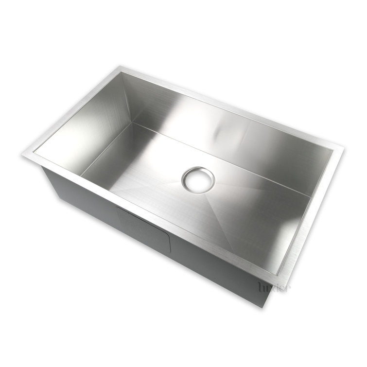 Luxier 32 L x 19 W Undermount Kitchen Sink & Reviews | Wayfair 32 L x 19 W Undermount Kitchen Sink