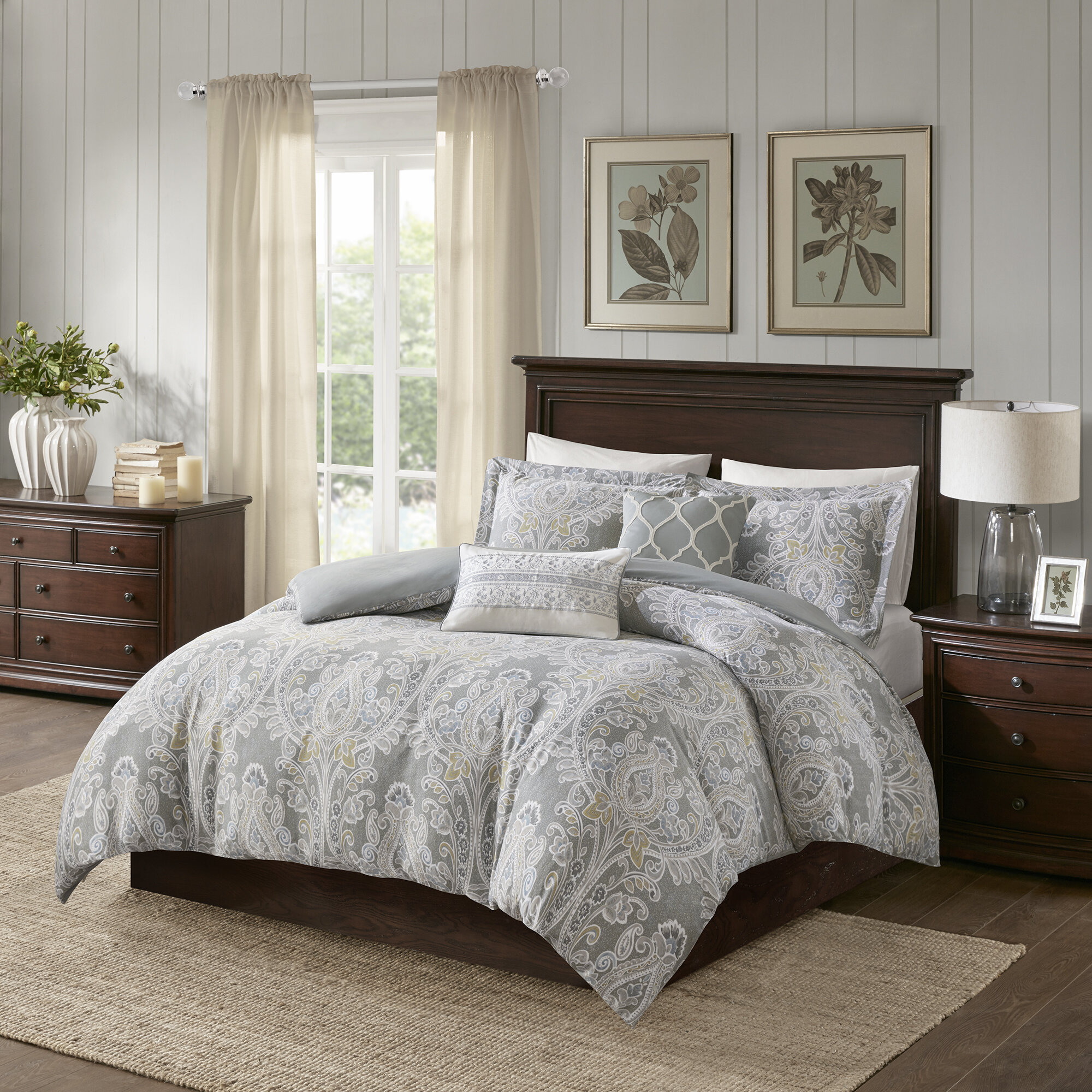 Harbor House Hallie 100 Cotton Duvet Cover Set Reviews Wayfair