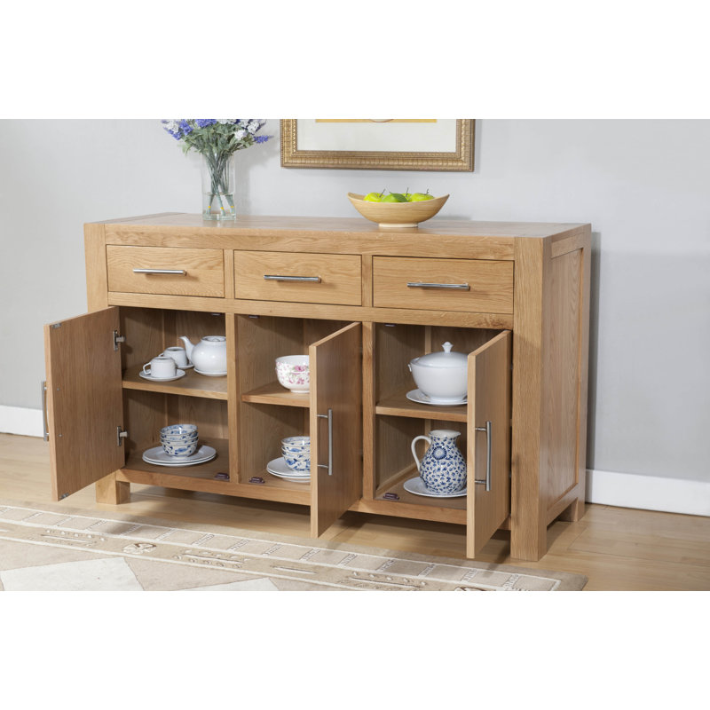Natur Pur Sydney 3 Door 3 Drawer Sideboard Wayfair.co.uk