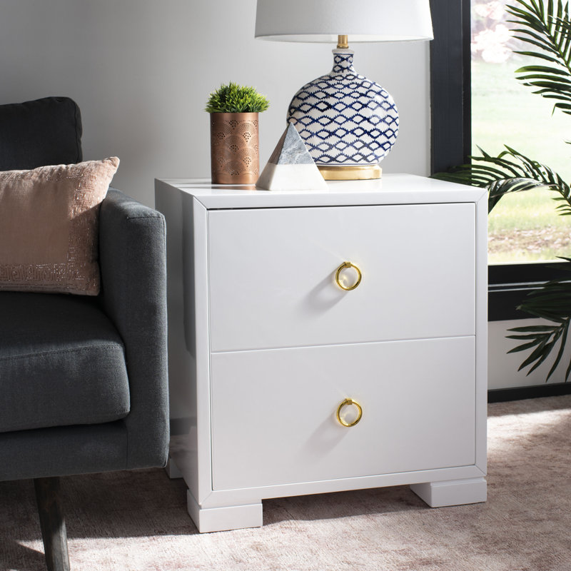 Safaviehcouture Couture Laila 2 Drawer Accent Chest Reviews Perigold Couture Laila 2 Drawer Accent Chest