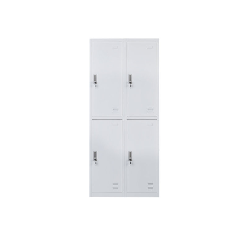 Rebrilliant Marcos 2 Tier 4 Door Metal Storage Cabinet Wayfair