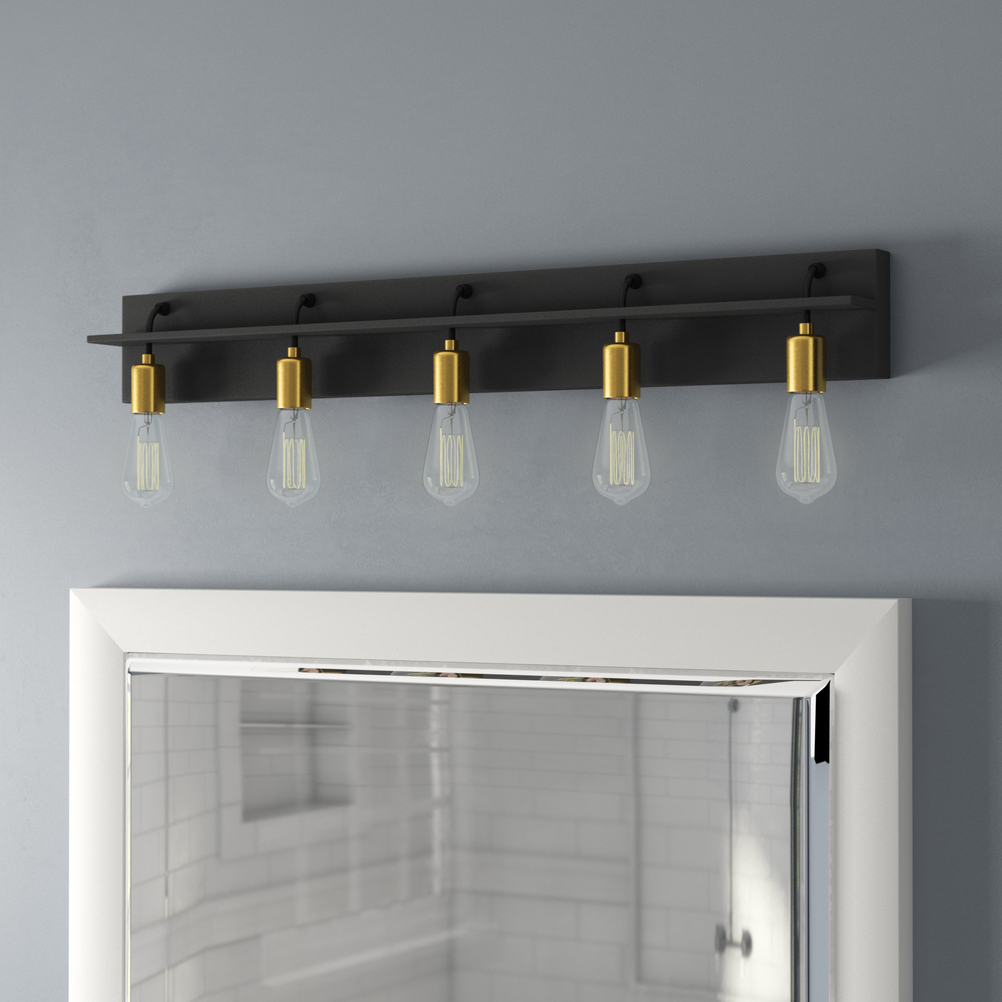 Brayden Studio Usry 5 Light Bath Bar Reviews Wayfair