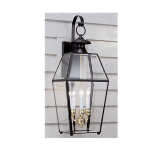 Best Alam 3-Light Outdoor Wall Lantern By Darby Home Co Outdoor Lighting Alam 3-Light Outdoor Wall Lantern By Darby Home Co Outdoor Lighting