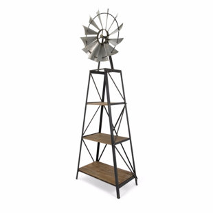Go to store & view more images Pugh Windmill Etagere Bookcase by Gracie Oaks
