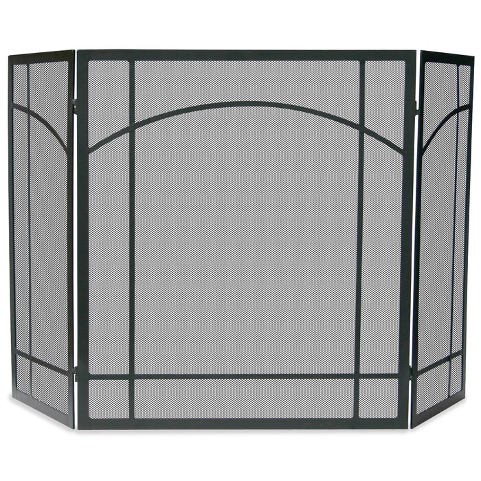 Uniflame 3 Panel Steel Fireplace Screen Wayfair