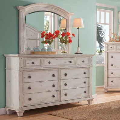 One Allium Way Dorinda 9 Drawer Dresser With Mirror Reviews