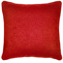 deep red cushion covers
