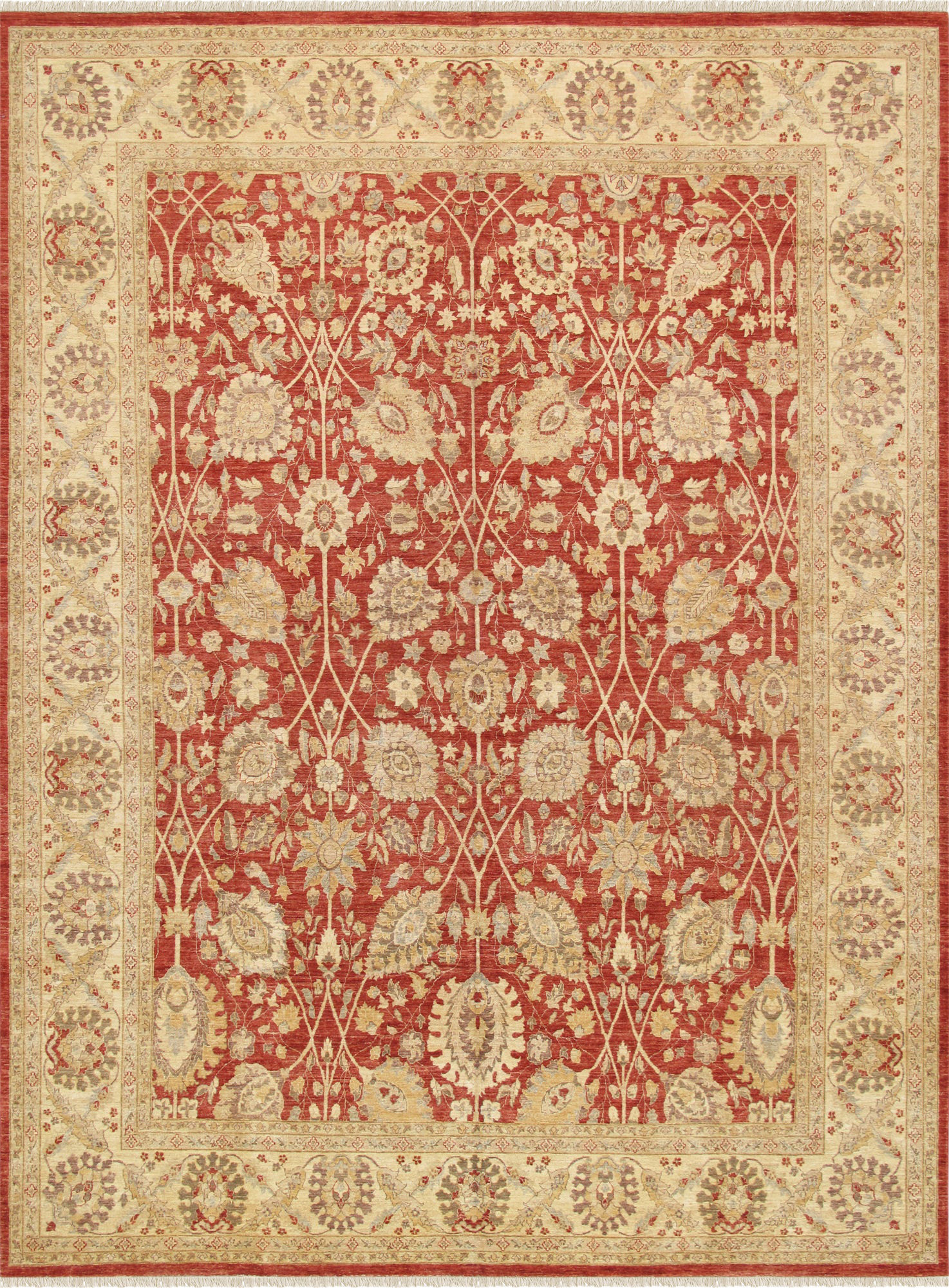Pasargad Ferehan Hand Knotted Rust Area Rug Perigold