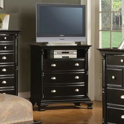 Rochester 3 Drawer Media Chest Alcott Hill