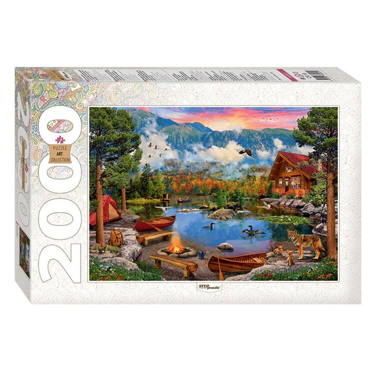 Adult Jigsaw Puzzle 4000 Pieces Jigsaw Puzzle Children Jigsaw White Puppy Educational Toy Gift 