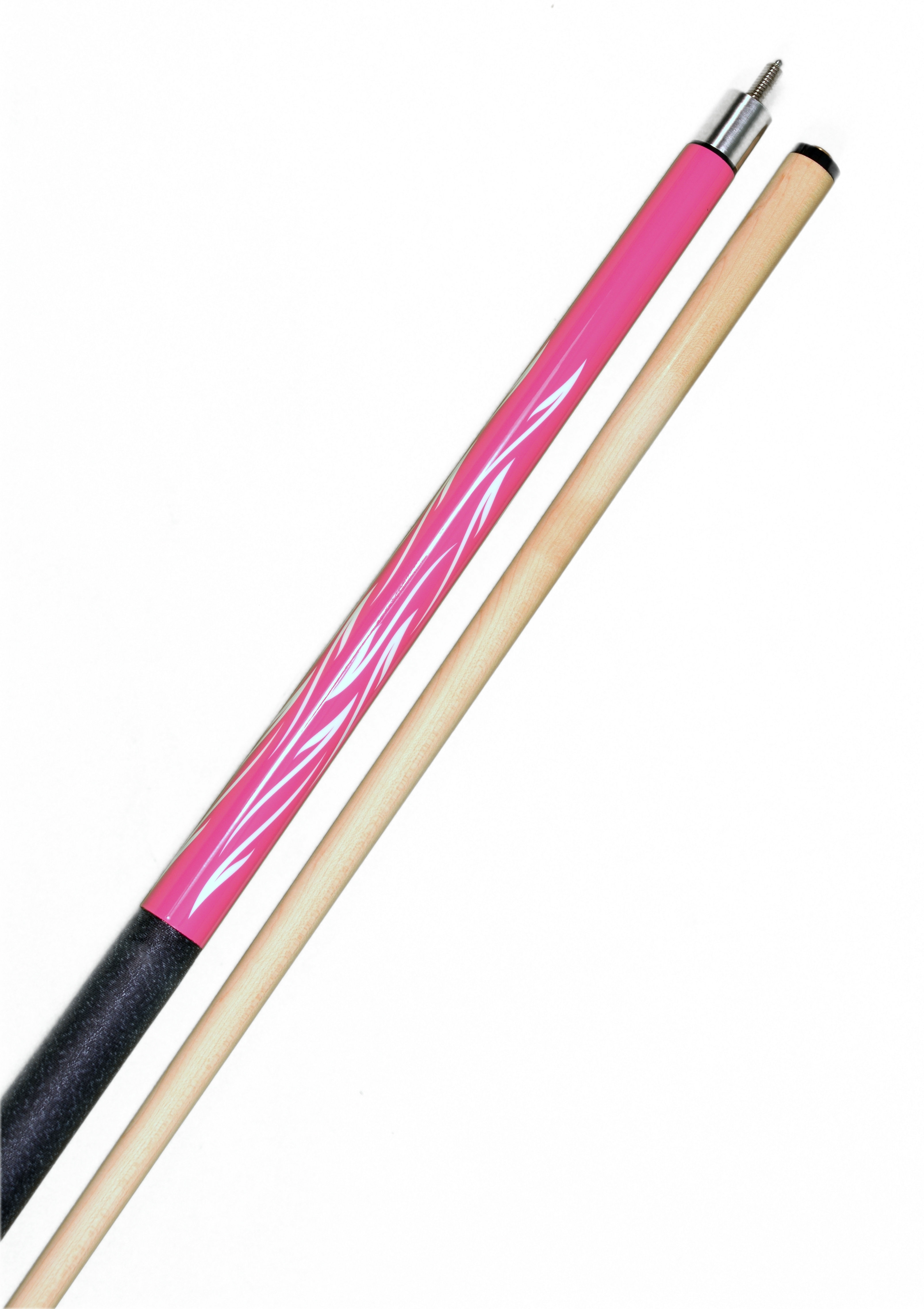 2-Piece 21-Ounce Iszy Billiards 58-Inch Hardwood Canadian Maple Pool Cue Billiard Stick with Irish Wrap Brown//Black