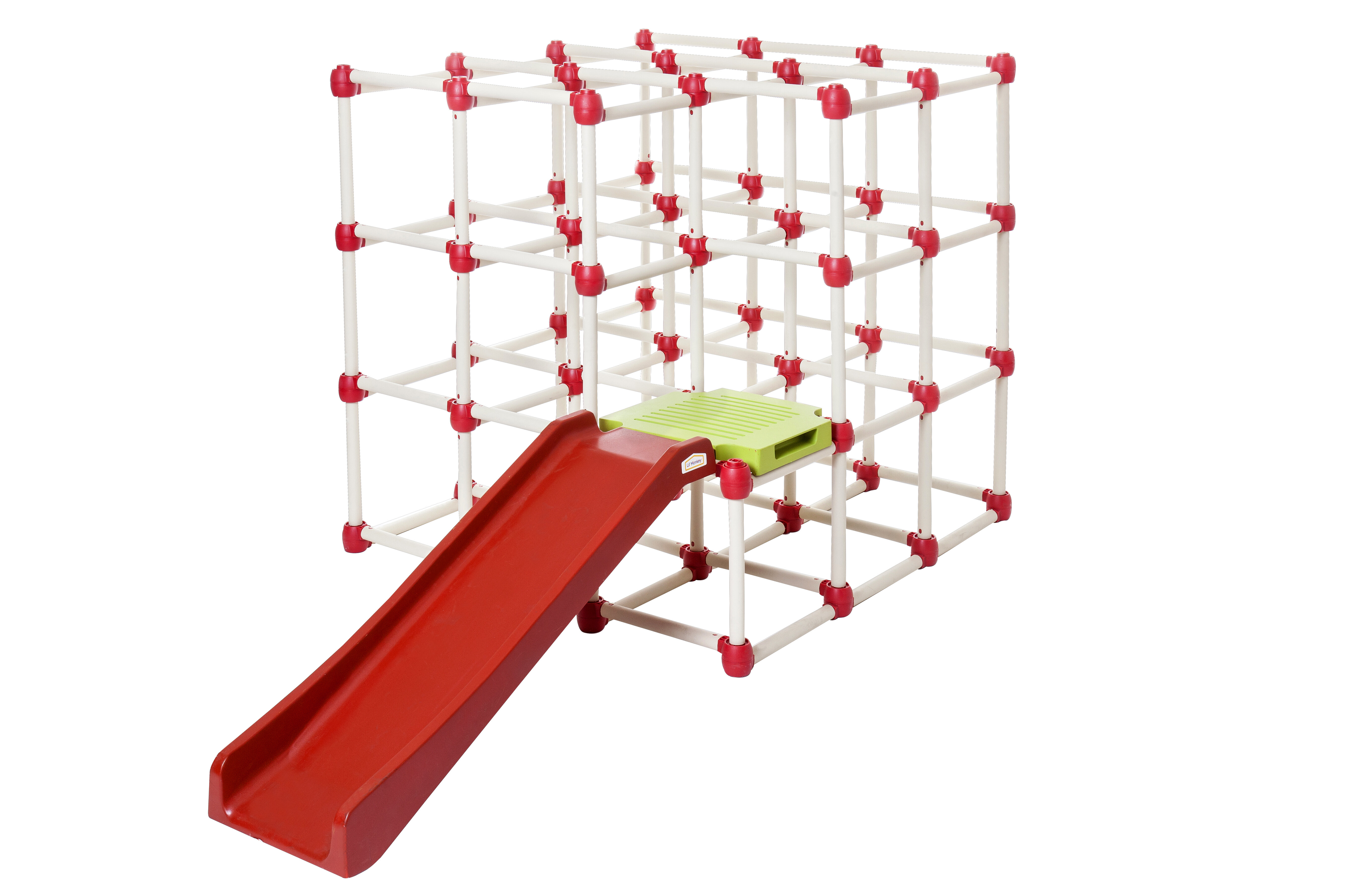 cube climber with slide