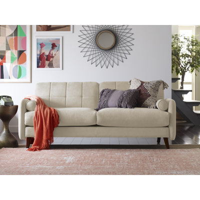 Natalie Mid-Century Modern Loveseat