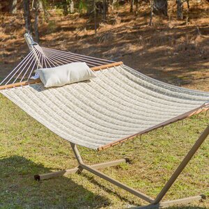 Quilted Hammock with Stand