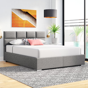Go to store & view more images Eden Upholstered Platform Bed by Wade Logan
