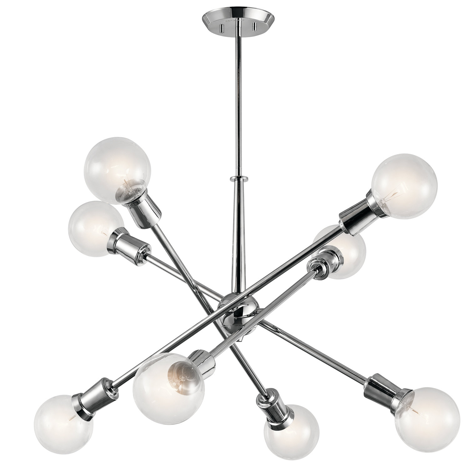Salguero 8 Light Sputnik Modern Linear Chandelier Reviews Joss Main