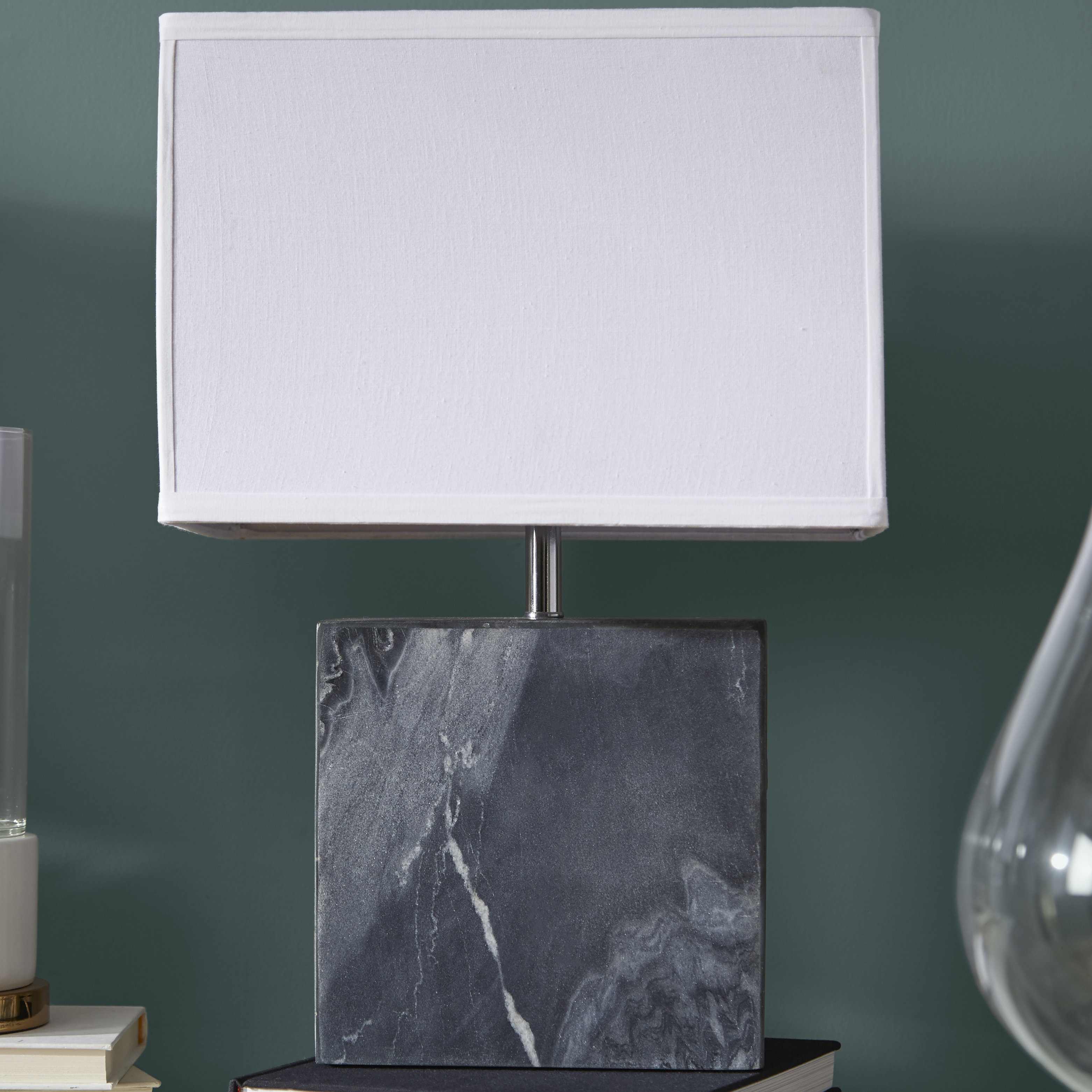 square base table lamp