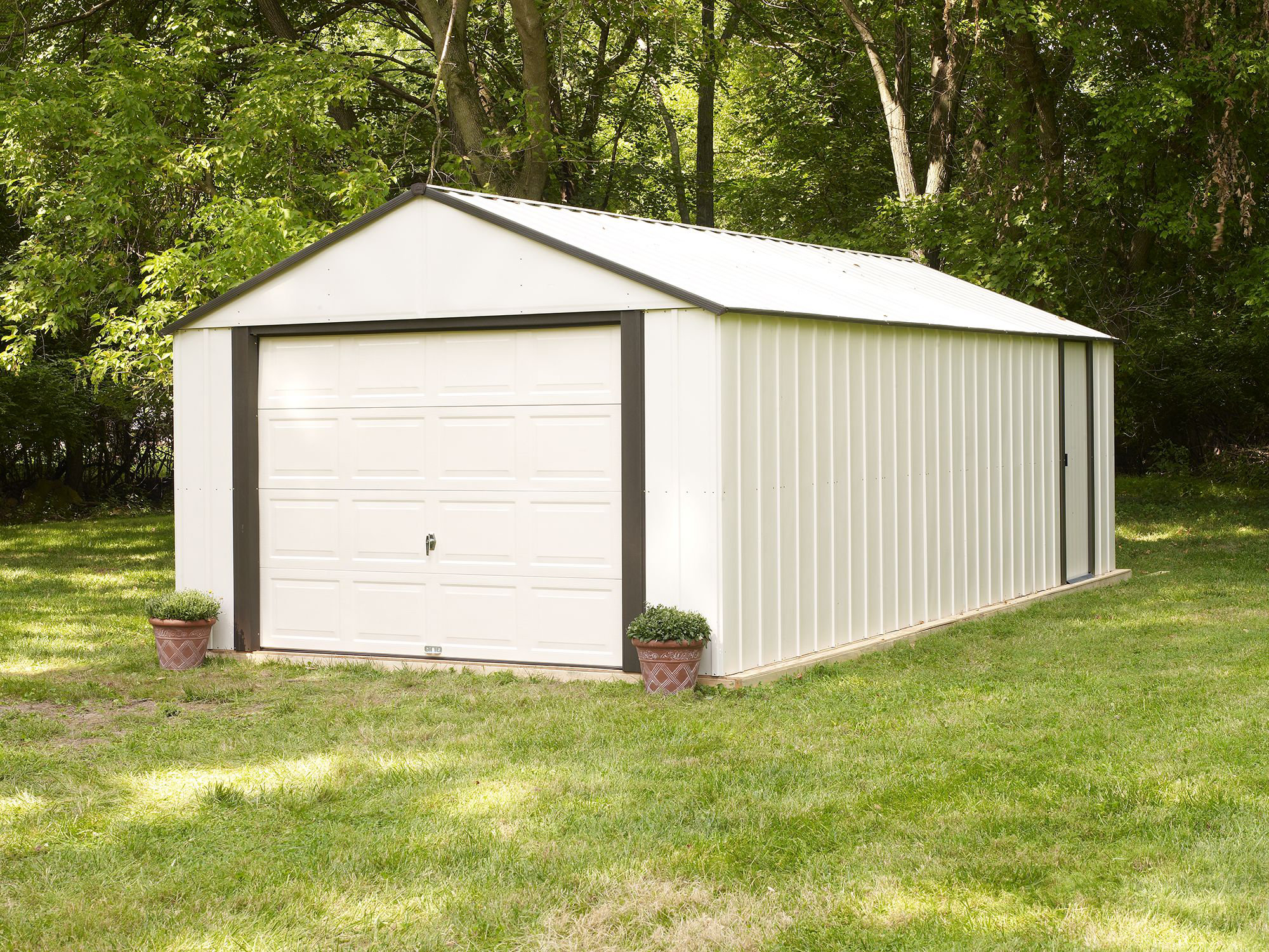 Arrow Murryhill 12 Ft W X 31 5 Ft D Metal Garage Shed Reviews