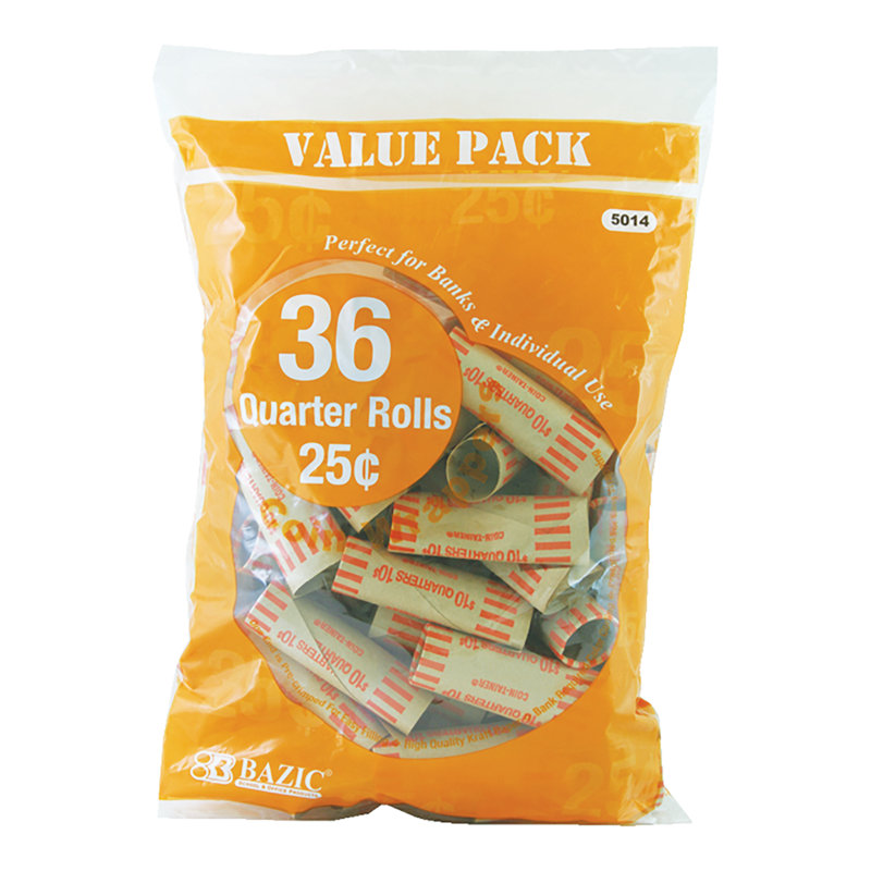 36 Ct. Coin Wrappers