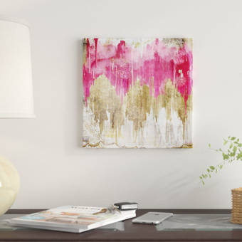 East Urban Home Opulence Rose Graphic Art Print On Wrapped Canvas Wayfair