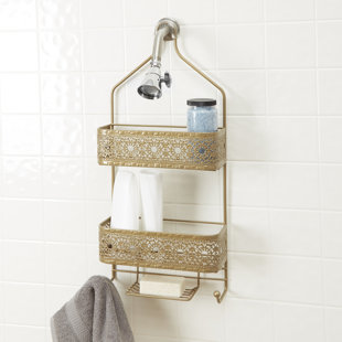 Gold Shower Caddy Home Decorating Ideas Interior Design Gold Shower Bath Cads You Ll Love Wayfair