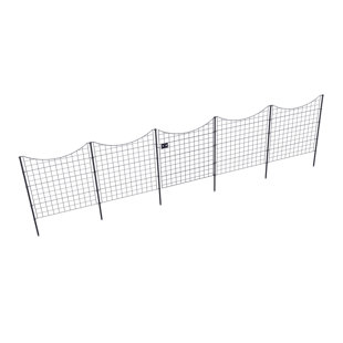 vidaXL Outdoor Garden Euro Fence Set Wire Mesh Panel Barrier Steel Multi Sizes 