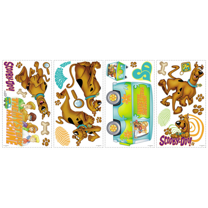 Harriet Bee Regalado Scooby Doo Wall Decal Reviews Wayfair Ca