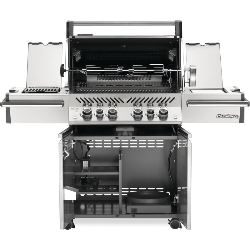 Napoleon Prestige Pro 4 Burner Gas Grill With Side Burner Reviews Wayfair