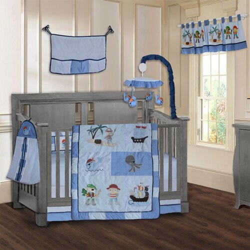 pirate crib bedding