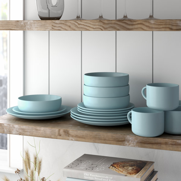 Teal dish sets clearance