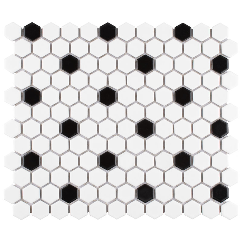 Elitetile 0 88 X 0 88 Straight Edge Porcelain Mosaic Sheet Floor Use Tile Reviews