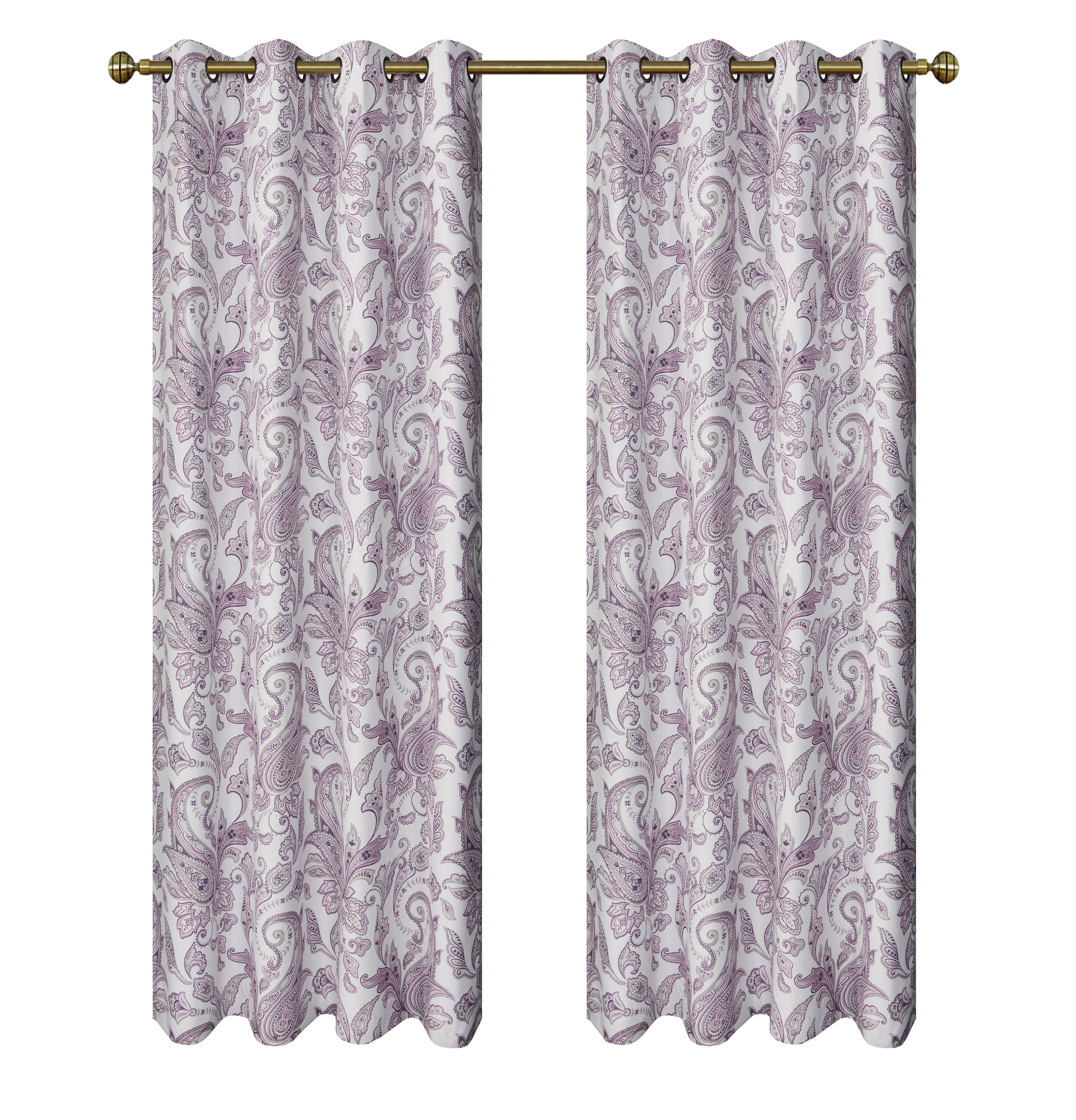 Charlton Home Mammie Designed Window Paisley Blackout Thermal