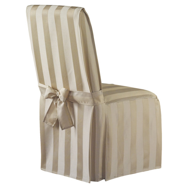 striped dining chair slipcovers