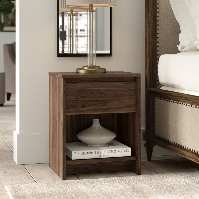 Jot Lot 8 x Light Wood Bedside Cabinet with 1 Top Single Drawer and Shelf below