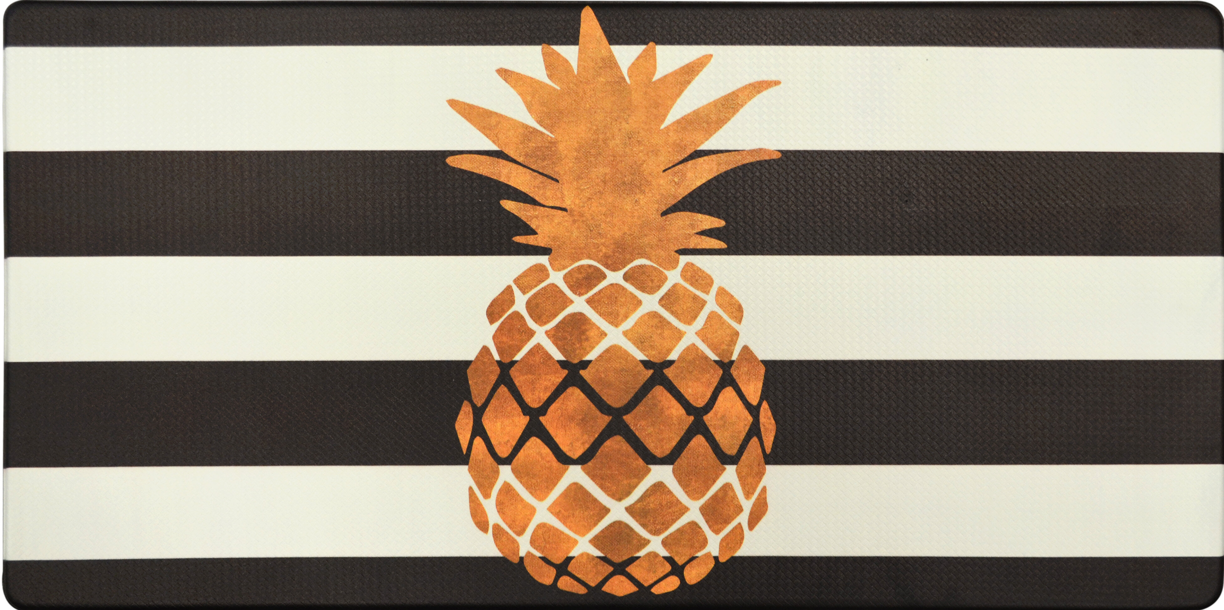 Nicole Miller Cook N Comfort Gold Pineapple Kitchen Mat Reviews