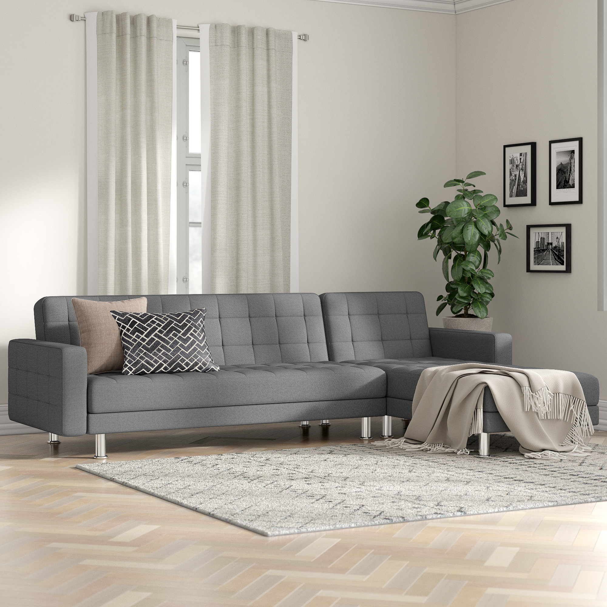 Zipcode Design Adventure Island Reversible Corner Sofa Bed