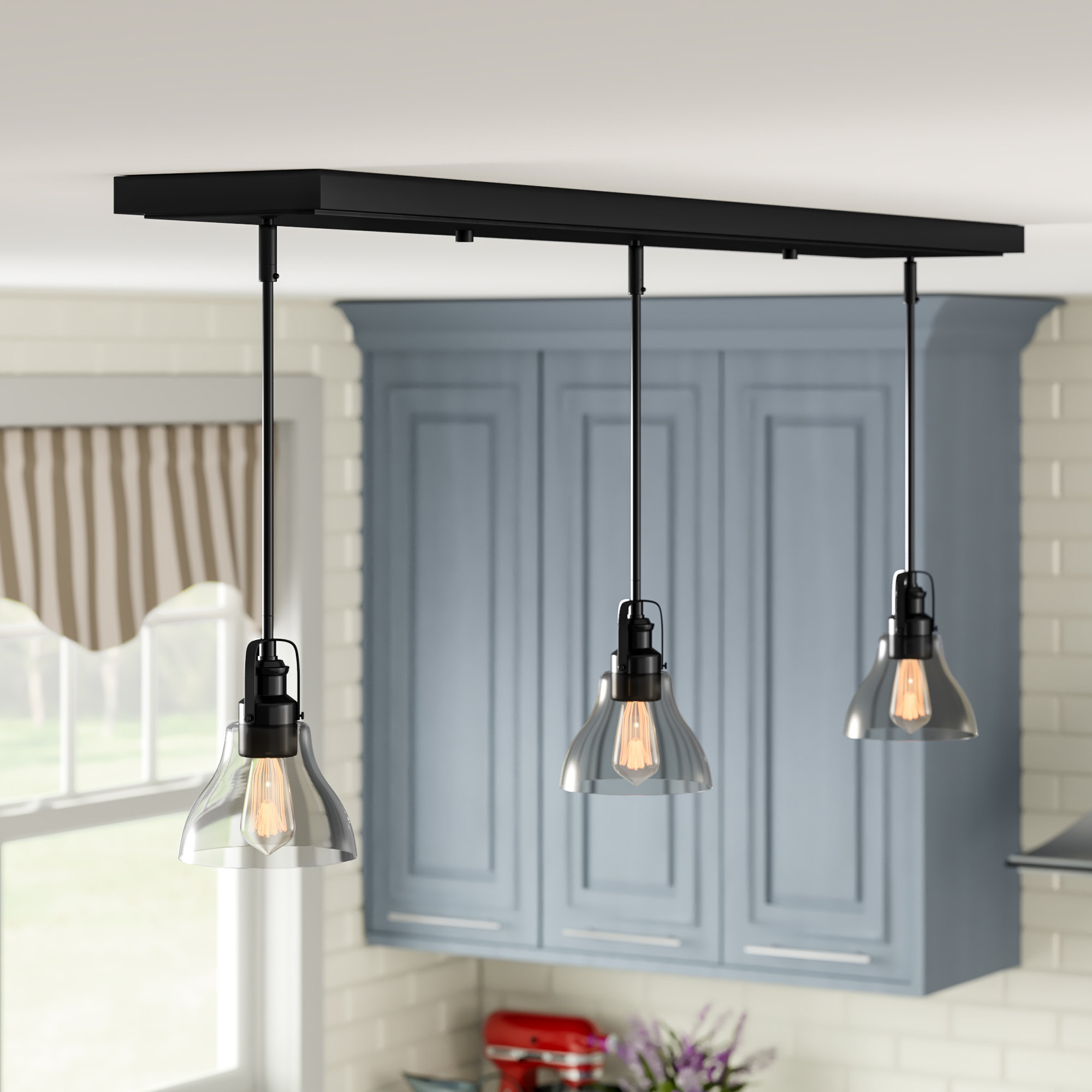 3 pendant lights kitchen