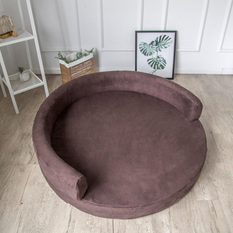 fala deluxe orthopedic memory foam bolster dog bed