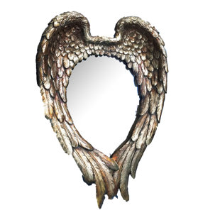 Reflections Of The Heart Guardian Angel Glass Mirror Standing Plaque Gift