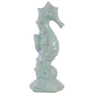 Ceramic Seahorse Figurine