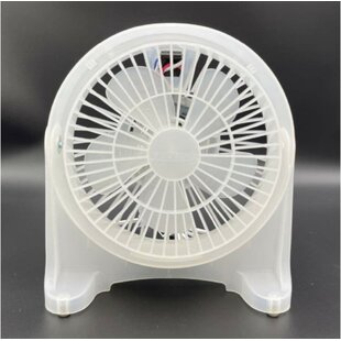 Mini Fan Rechargeable 3 Speed Rotary 180° outdoor White Indoor light Weight 