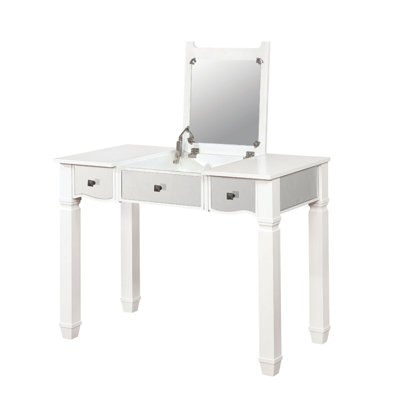 Rosdorf Park Belvedere Vanity Set With Mirror Wayfair