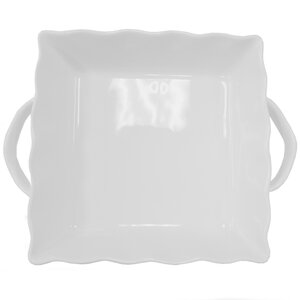 Square Ruffled Stoneware Bakeware