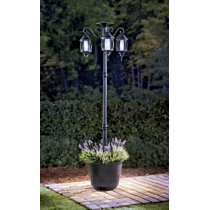 Tall solar post lights