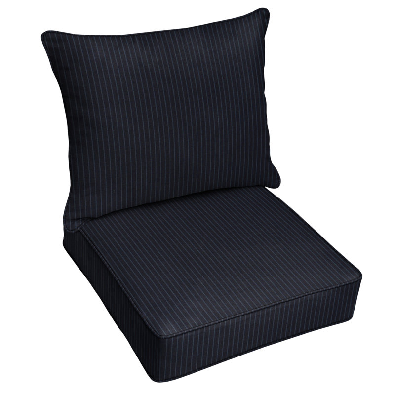 Mozaic Company 2 Piece Deep Seating Striped Indoor Outdoor Mozaic Company 2 Piece Deep Seating