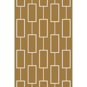 Aldred Hand-Tufted Olive/Beige Area Rug