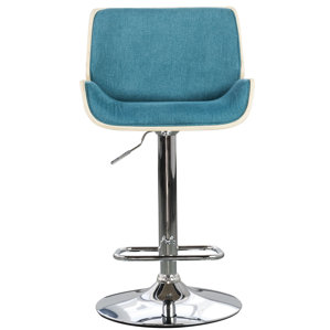 Chariklo Adjustable Swivel Bar Stool by Orren Ellis
